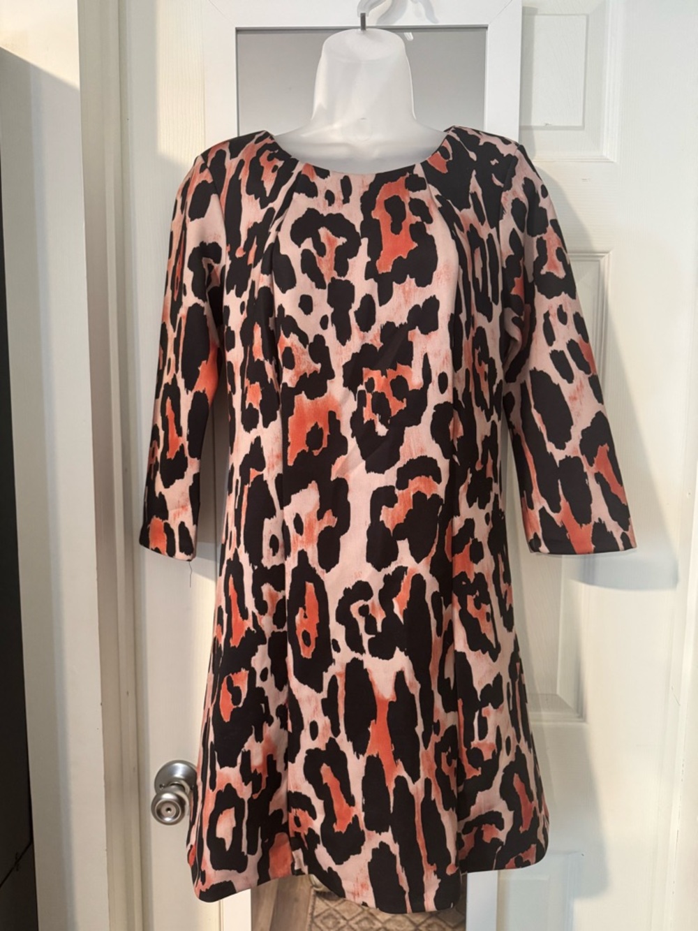 Bar III Women’s Dress. Pink Leopard. Size M.